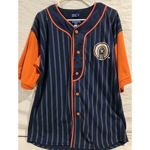 Fighting Illini Vintage Starter Baseball Jersey Mens Size Medium